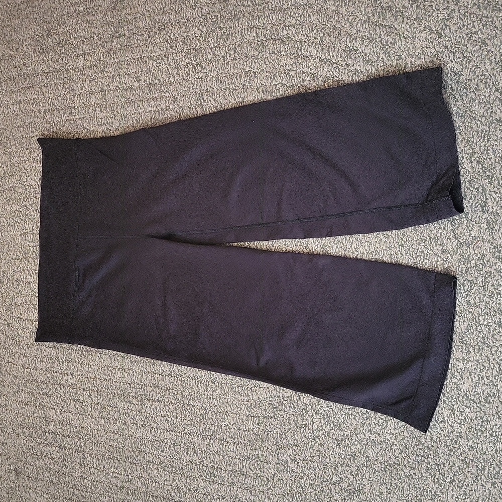 CHAMPION WOMEN'S WIDE LEG ACTIVEWEAR PANTS. BLACK / XL - Picture 2 of 4